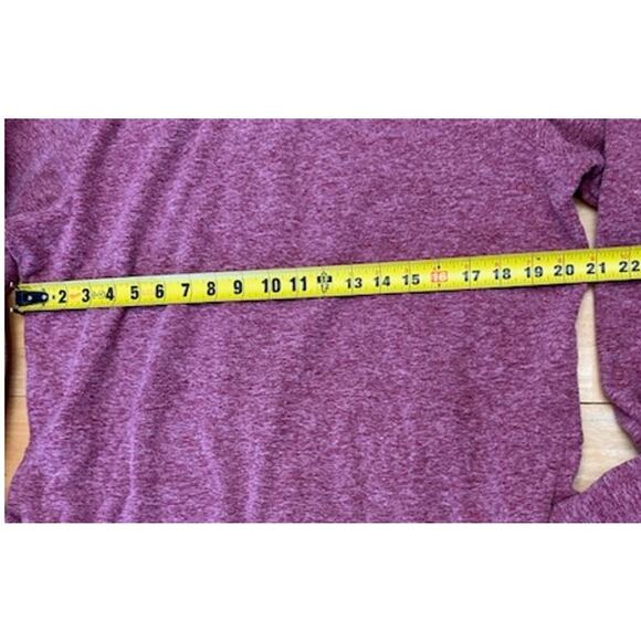 Women's Duluth Trading Tunic Cowl Neck Long Sleeve Pullover Pink Fleece Size L - Picture 5 of 12